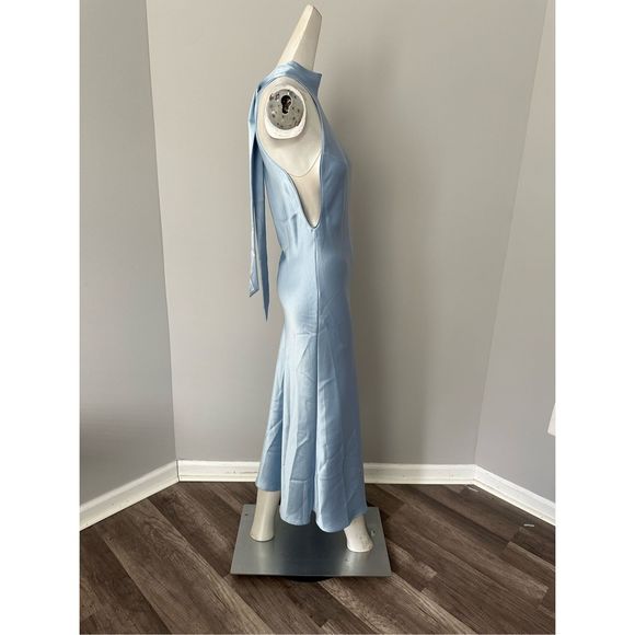 GALVAN LONDON Scallop Sienna Dress - Ice Blue FR40/US8 $1495 - Picture 9 of 15